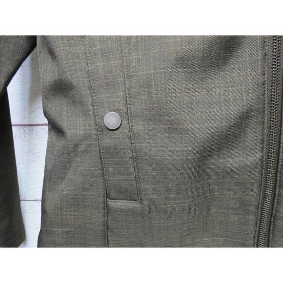 NWOT Tri-Mountain Gold XS Ladies Brown Zip Up Lined Coat Jacket NEW - Picture 4 of 8